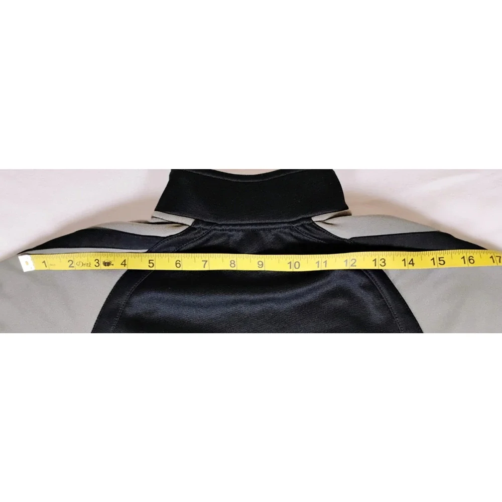 Roots Kids Track Jacket Boys M 7 8 Full Zip Raglan Athletic Pockets Black Gray